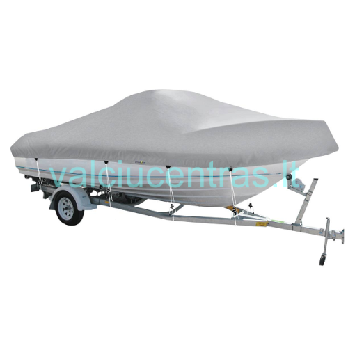 Tentas iš kvėpuojančios medžiagos laivui su priekiniu stiklu ir kajute